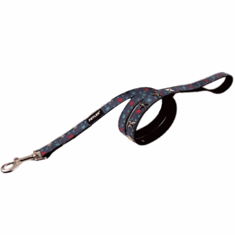 Petler Οδηγός Σκύλου Stars Blue Small 1.3X122Cm Έως 9Kg