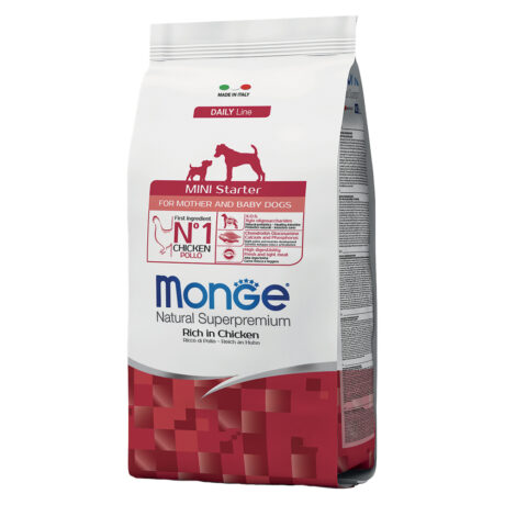 Monge Mini Puppy Starter Ξηρά Τροφή για Κουτάβια Κοτόπουλο 1.5kg