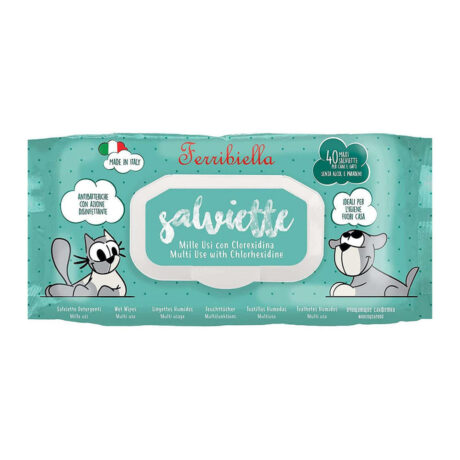 Ferribiella Ευρείας Χρήσης με Χλωρεξιδίνη Μαντηλάκια Καθαρισμού 40τμχ
