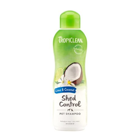 Tropiclean Shed Control Σαμπουάν Σκύλου/Γάτας με Lime & Καρύδα 355ml