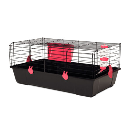 Voltrega Κλουβί Κουνελιών μαύρο 80x46x35cm