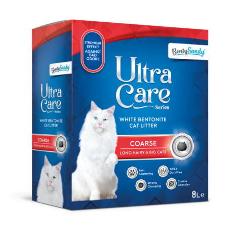 Bentysandy Ultra Care Άμμος Υγιεινής Γάτας με Χοντρούς Κόκκους 8lt