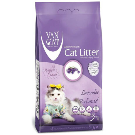 Van Cat Άμμος Υγιεινής Γάτας Λεβάντα 5kg