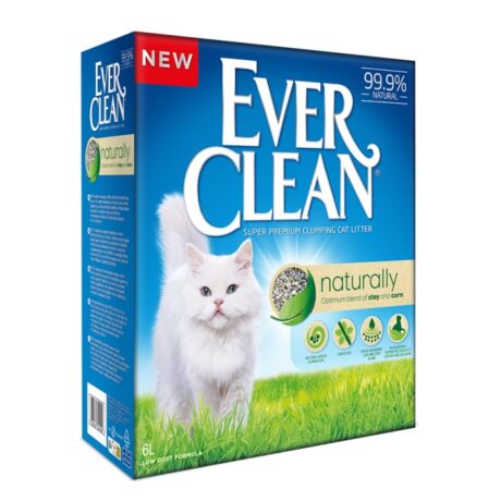 Ever Clean Naturally Άμμος Υγιεινής Γάτας 6lt