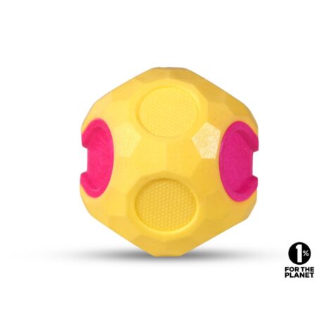 Vadigran Παιχνίδι Καουτσούκ TPR Μπάλα Κίτρινη 9cm 120gr