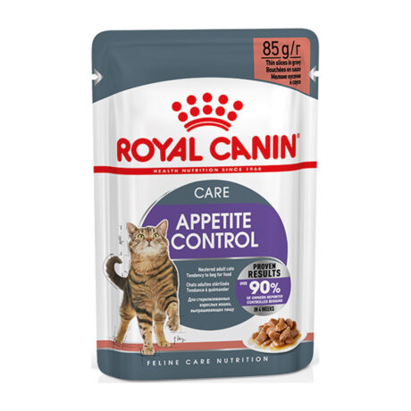 Royal Canin Wet Sterilised Appetite Control Gravy Υγρή Τροφή Γάτας με Πουλερικά σε Φακελάκι 85gr