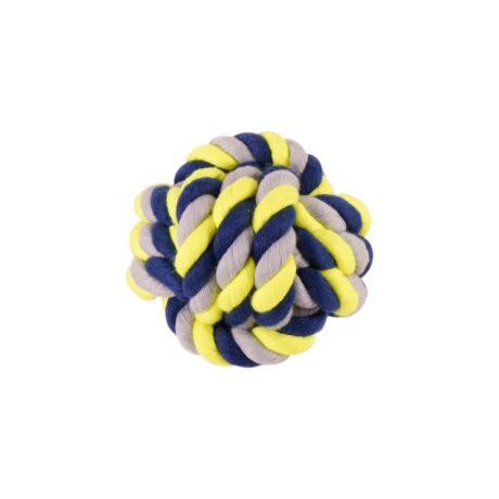 Vadigran Μπάλα Βαμβακερή Μπλε-Κίτρινο 15cm 485gr