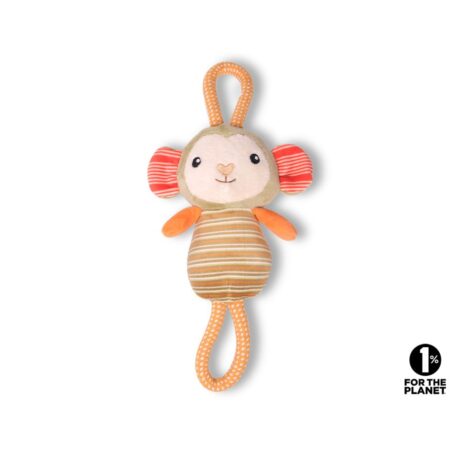 Vadigran Dog Toy Plush Baby Monkey Cord Λούτρινο Παιχνίδι 15cm