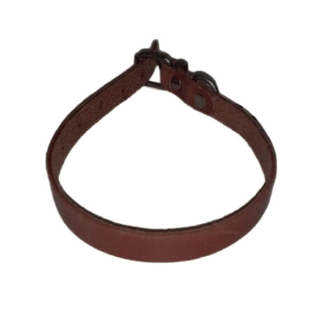 Lovepet Δερμάτινο Κολάρο Καφέ Σκούρο 2.5X49Cm