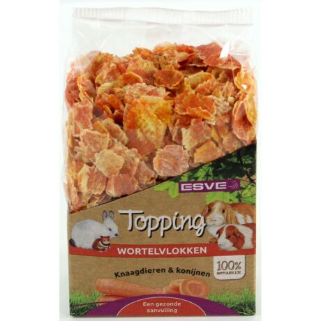 Esve Τopping Βιολογικών Καρότων για Τρωκτικά & Κουνέλια 150gr