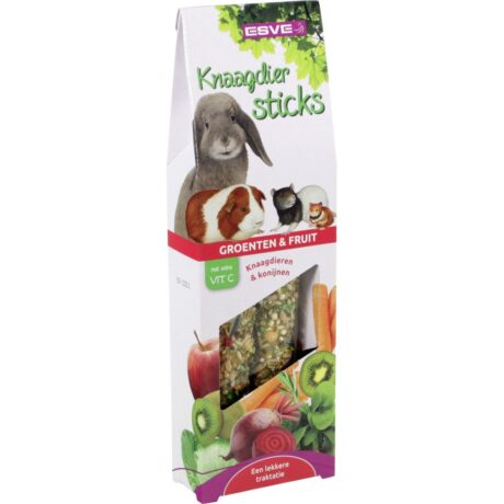 Esve Sticks Vit C Λιχουδιά με Λαχανικά & Φρούτα για Κουνέλια και Τρωκτικά 2τμχ