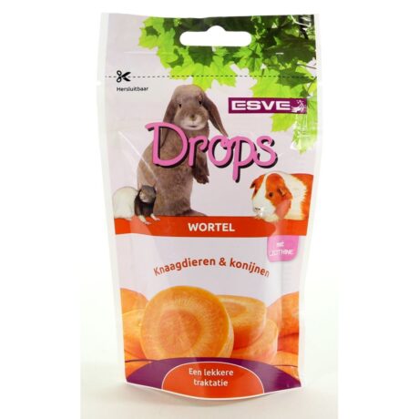 Esve Drops Με Καρότο για Κουνέλια & Τρωκτικά 75gr