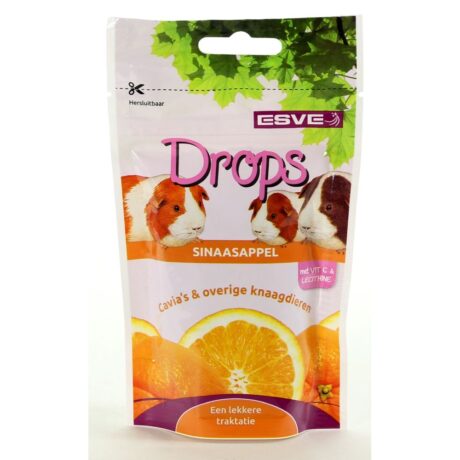 Esve Drops Με Πορτοκάλι για Κουνέλια & Τρωκτικά 75gr
