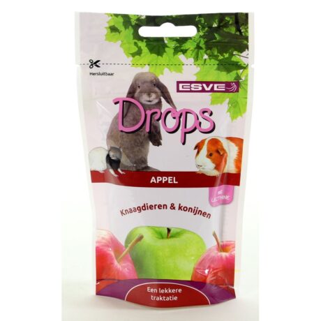 Esve Drops Με Μήλο για Κουνέλια & Τρωκτικά 75gr