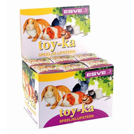 Esve Toy‑Ka Λίθος Μάσησης για Κουνέλια & Τρωκτικά 5×5×5cm