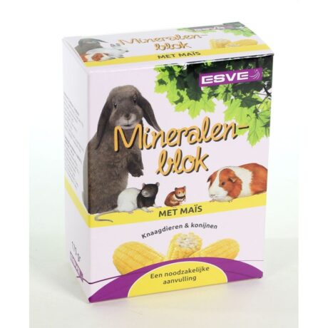 Esve Mineral Block με Καλαμπόκι για Κουνέλια & Τρωκτικά 170 gr
