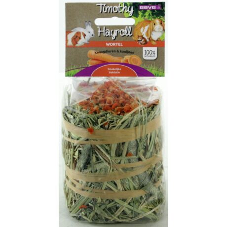 Esve Ρολό Timothy Hay με Καρότο για Κουνέλια & Τρωκτικά 100gr