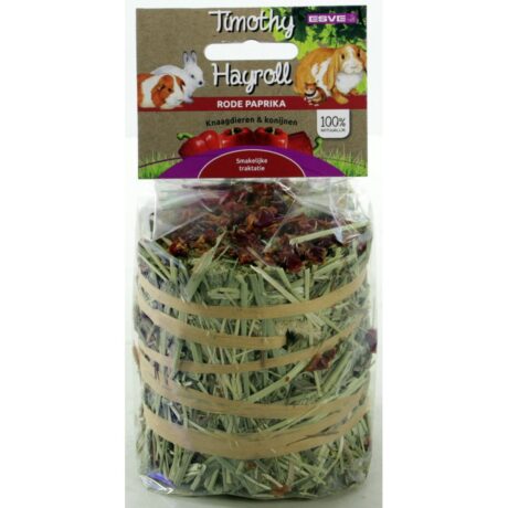 Esve Ρολό Timothy Hay με Paprika για Κουνέλια & Τρωκτικά 100gr