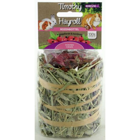 Esve Ρολό Timothy Hay με Ρόζενμποτέλ για Κουνέλια & Τρωκτικά 100gr
