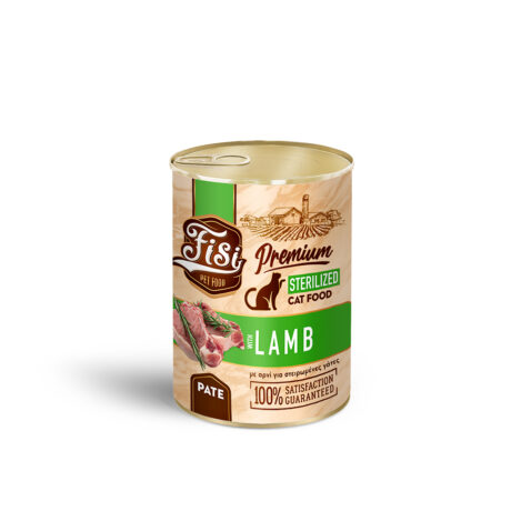 Fisi Cat Sterilised Αρνί Πατέ 400gr