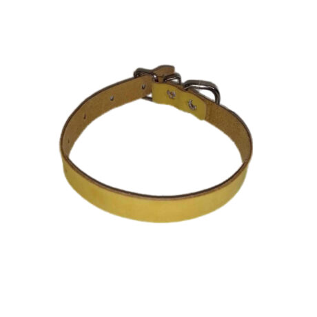 Lovepet Δερμάτινο Κολάρο Μπεζ 2X43Cm