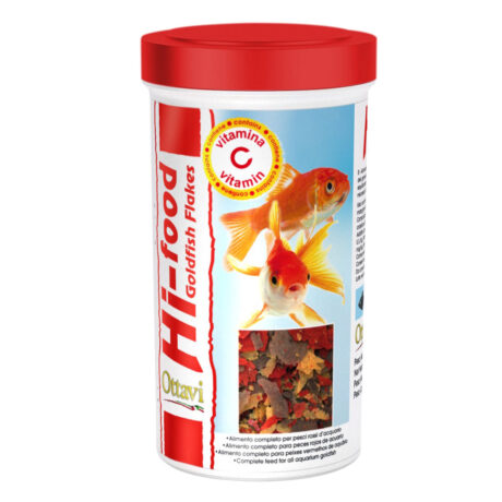 Ottavi Hi-Food Goldfish Flakes Τροφή για Χρυσόψαρα σε Νιφάδες 1.200ml/200gr