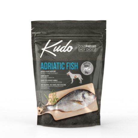 Kudo Medium & Maxi Adult Αdriatic Fish Ξηρά Τροφή Σκύλου με Ψάρι 3kg