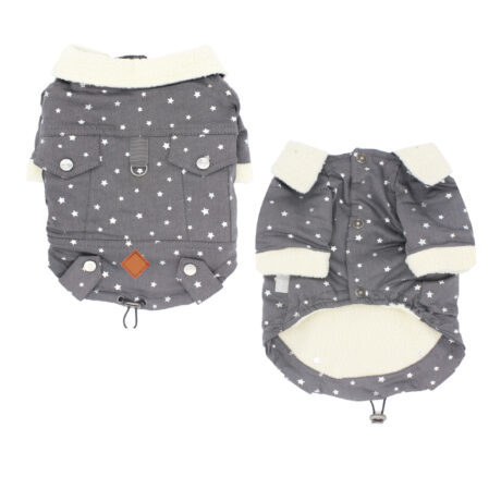 Glee Eos Ρουχαλάκι Σκύλου Jacket Γκρι Small