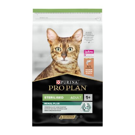 Purina Pro Plan Sterilised Adult Renal Plus Ξηρά Τροφή Στειρωμένης Γάτας με Σολομό & Ρύζι 1.5kg