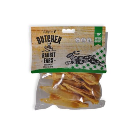 Vadigran Butcher Natural Αυτιά Κουνελιού Λιχουδιά Σκύλου 100gr