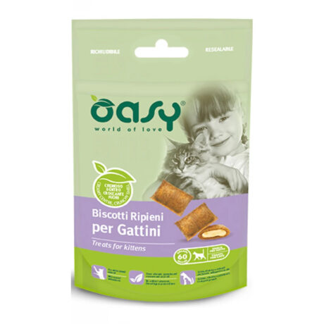 Oasy Treats Λιχουδιές για Γατάκια με Κοτόπουλο 60gr