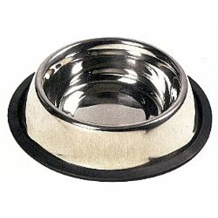 pethellas_Πιάτο ανοξείδωτο με αντιολισθητική βάση Νο1 14cm 0.5L