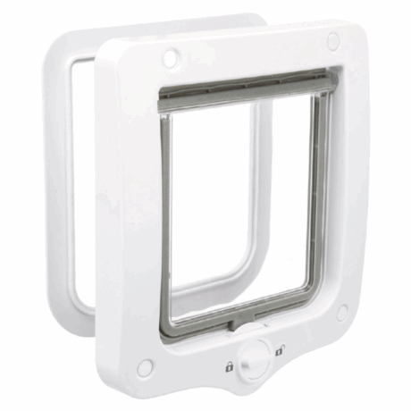 Trixie Πόρτα Γάτας 2 Κατευθύνσεων Λευκή 20x22cm