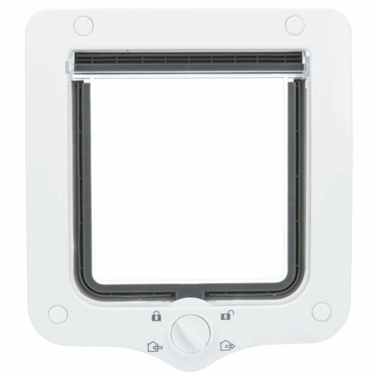 Πόρτα Γάτας Trixie 4 Κατευθύνσεων με Επέκταση Λευκό, Διαστάσεων 20x22cm 2