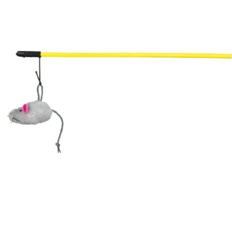 Trixie Παιχνίδι Ραβδί με Ποντίκι Λούτρινο 50cm