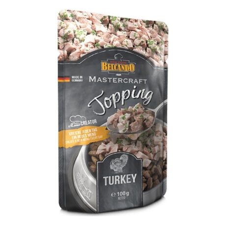 Belcando Mastercraft Topping Υγρή Τροφή Σκύλου με Γαλοπούλα και Μαϊντανό σε Φακελάκι 100gr