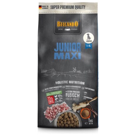 Belcando Junior Maxi Ξηρά Τροφή για Κουτάβια Μεγαλόσωμων Φυλών με Κοτόπουλο και Ψάρια 1kg