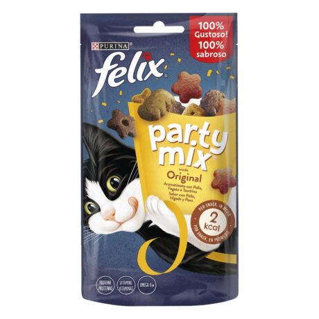Purina Felix Party Mix Orginal Λιχουδιές με Κοτόπουλο 60gr
