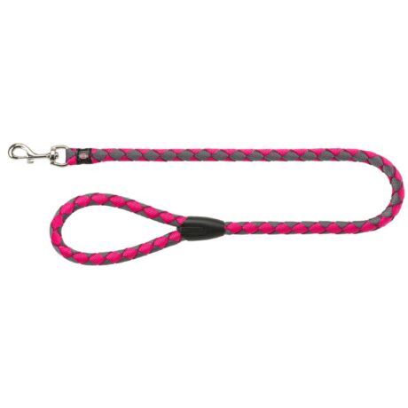Trixie Cavo Οδηγός Large/XLarge Fuchsia/Graphite 1m/18mm