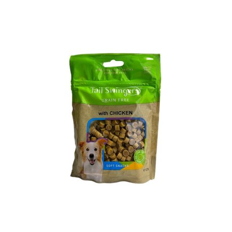 Tail Swingers Grain Free Μαλακές Λιχουδιές με Κοτόπουλο 125gr