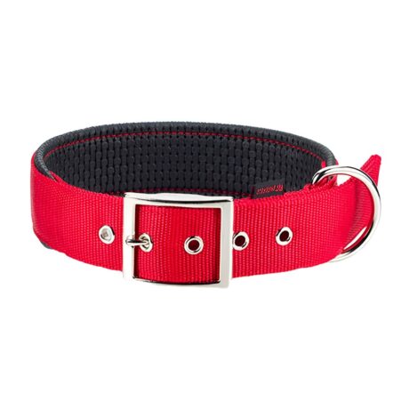Pet Interest Neoprene Standard Κολάρο Σκύλου σε Κόκκινο Χρώμα Extra Small 1.6x35cm