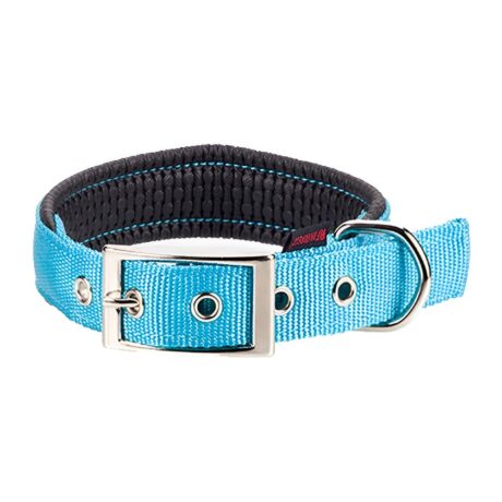 Pet Interest Neoprene Fluo Κολάρο Σκύλου σε Γαλάζιο Χρώμα Extra Small 1.6x35cm