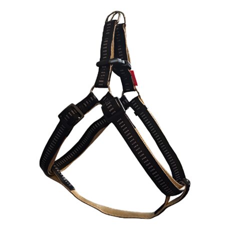 Pet Interest Σαμαράκι Stripes Μαύρο Medium 2x51-66cm