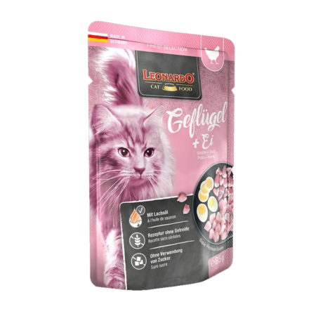 Leonardo Φακελάκι Πουλερικά & Αυγά 85gr