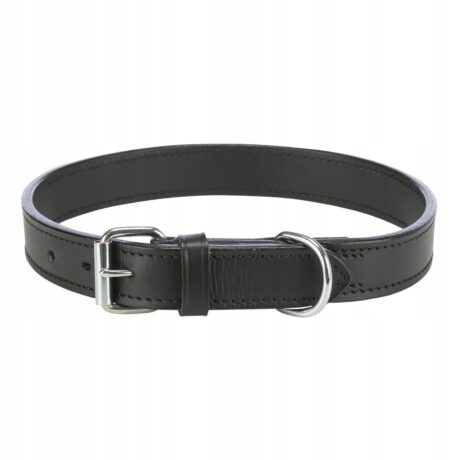 Trixie Active Περιλαίμιο Δερμάτινο Μαύρο XSmall/Small 27-32cm/14mm