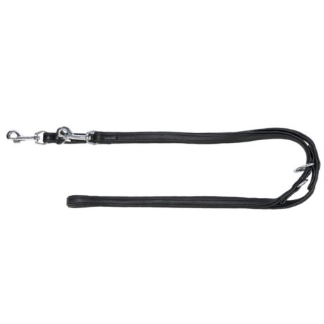 Trixie Active Comfort Οδηγός Δερμάτινος Αυξομειούμενος Μαύρο Medium/Large 2m/25mm