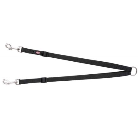 Trixie Premium Οδηγός για Ζεύγη Μαύρο XSmall/Medium 40-70cm/15mm