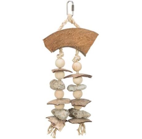 Trixie Φυσικό Παιχνίδι Πτηνών από Καρύδα/Κοχύλια 35cm