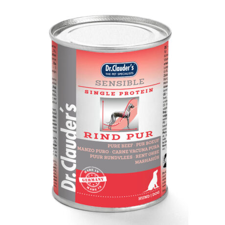 Dr.Clauder's Sensible Single Protein Beef Pure Κονσέρβα Σκύλου Βοδινό 400gr