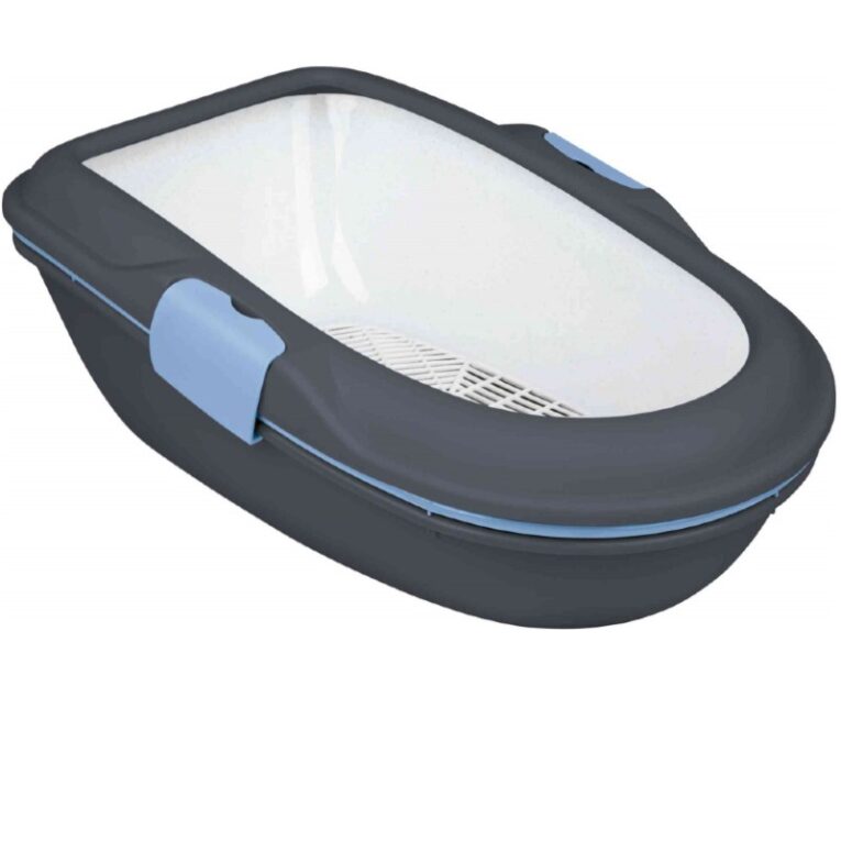 ΛΕΚΑΝΗ BERTO ΜΕ ΣΥΣΤ.ΔΙΑΧ. 39X22X59cm ΓΚΡΙ/ΓΑΛΑΖΙΟ